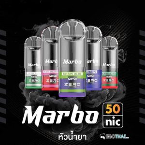หัวพอต MARBO ZERO น้ํายา NIC 50 ราคา รีวิว นิค 5 หัวมาโบนิค 50 มีกลิ่นอะไร บ้าง